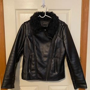 Faux fur jacket